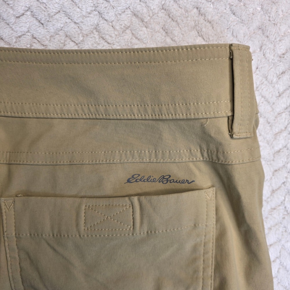 Eddie Bauer First Ascent Guide Pro Hiking Pants Mens 33x32 Tan Technical Stretch - Picture 7 of 7